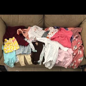 Bundle: 0-3 month girl clothes